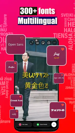 Fonto - story font for IG screenshot