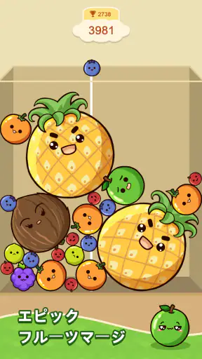 Fruit Merge: Juicy Drop Game screenshot
