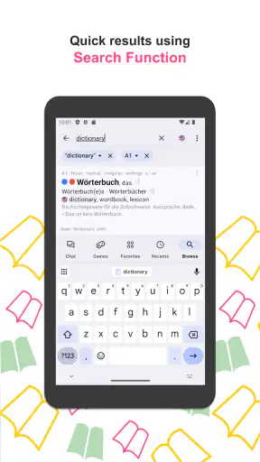 German Dictionary screenshot