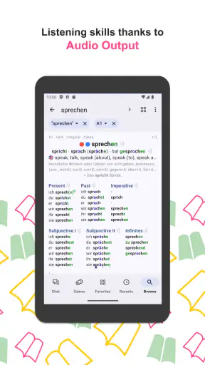 German Dictionary screenshot