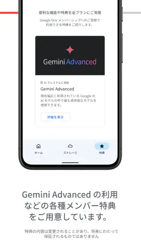 Google One screenshot