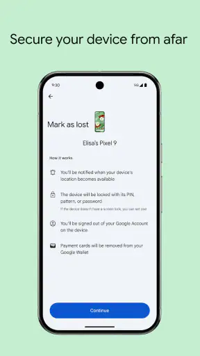 Google の Find Hub screenshot