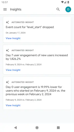 Google アナリティクス screenshot