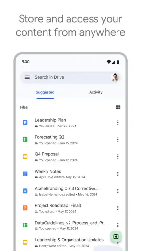 Google ドライブ screenshot