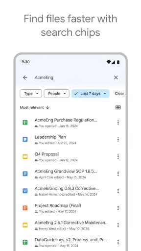 Google ドライブ screenshot