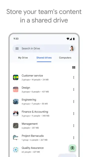 Google ドライブ screenshot