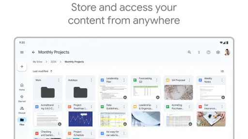 Google ドライブ screenshot