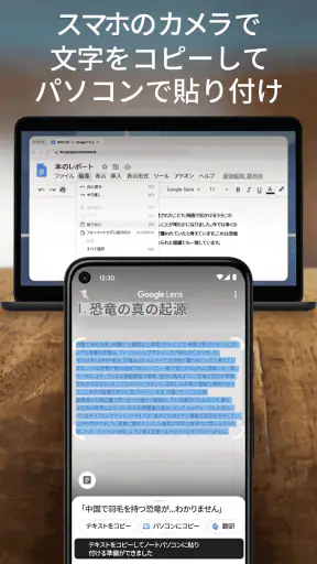 Google レンズ screenshot