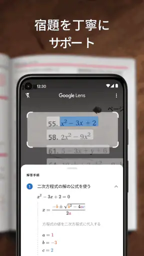Google レンズ screenshot