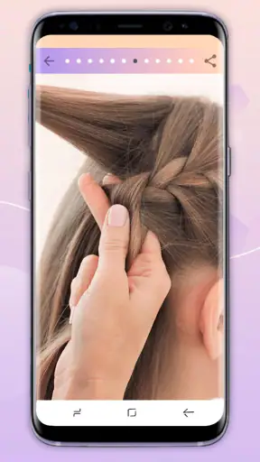 Hairstyles step by step screenshot