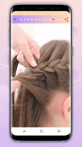 Hairstyles step by step screenshot