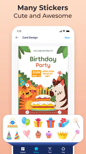 Invitation Maker & Card Design screenshot