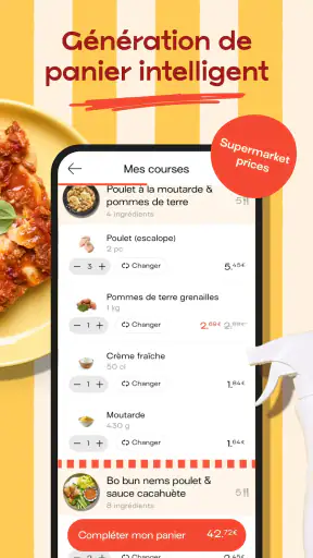 Jow - Recettes et courses screenshot
