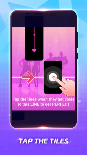 Kpop ピアノタイル: bts 音ゲー screenshot
