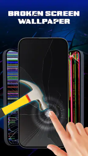 Magic Wallpaper: Broken Screen screenshot