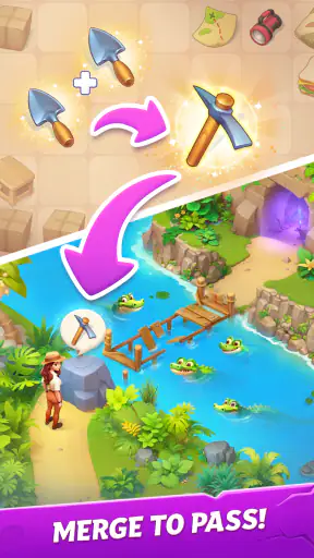 Merge Adventure: トラベルゲーム screenshot