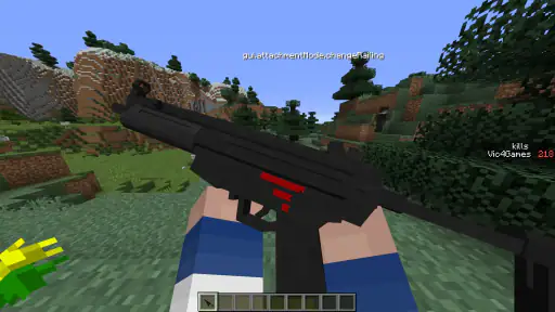 Minecraft PE2025用のGunsMods screenshot