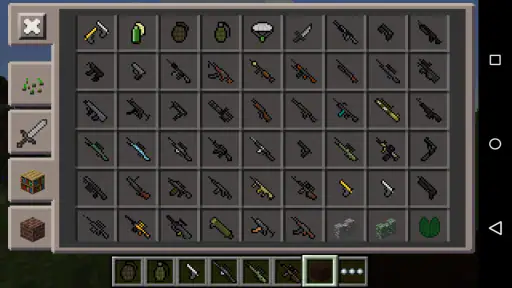 Minecraft PE2025用のGunsMods screenshot