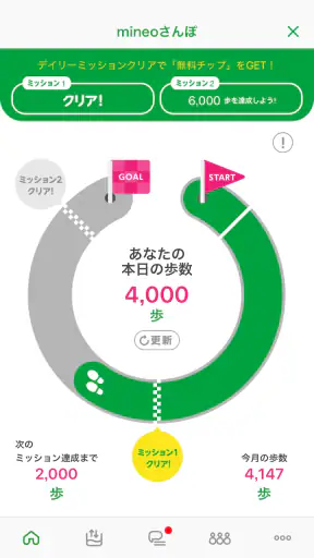 mineoアプリ screenshot