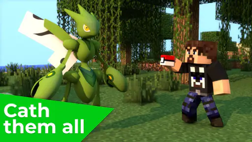 Mods pixel monsters for mcpe screenshot