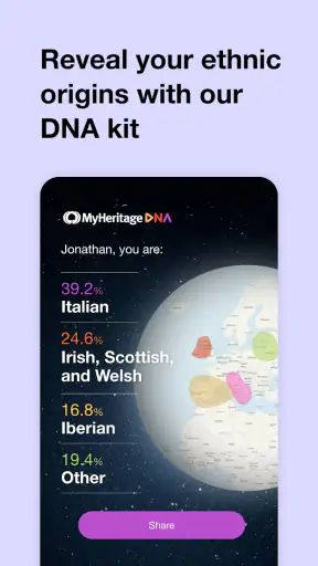 MyHeritage: Family tree & DNA screenshot