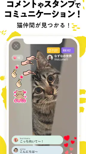 nekochan - 猫だけのライブ配信で癒されよう！ screenshot