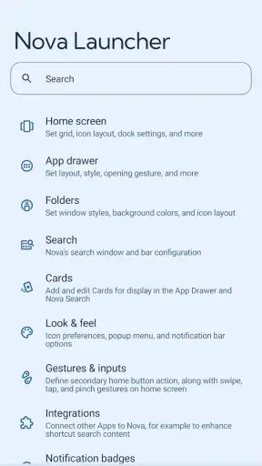 Nova Launcher ホーム screenshot