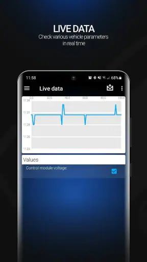 OBDeleven VAG car diagnostics screenshot