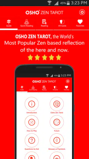 Osho Zen Tarot screenshot