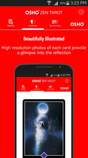Osho Zen Tarot screenshot