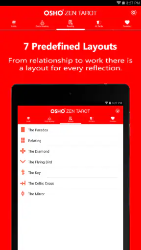 Osho Zen Tarot screenshot