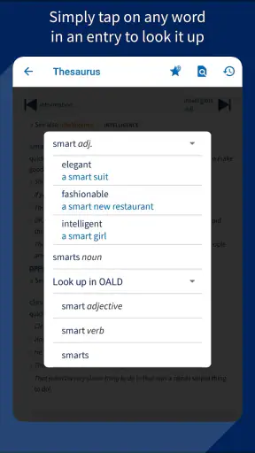 Oxford Advanced Learner's Dict screenshot
