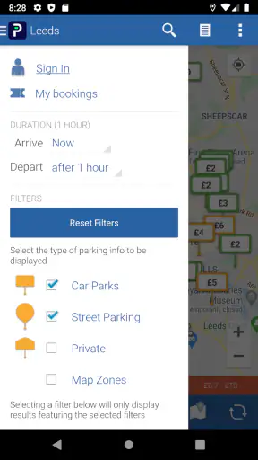 Parkopedia Parking screenshot