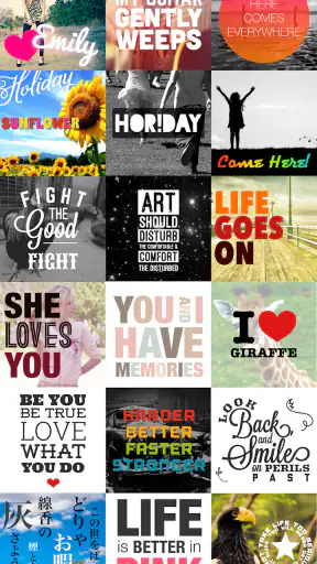 Phonto 写真文字入れ screenshot