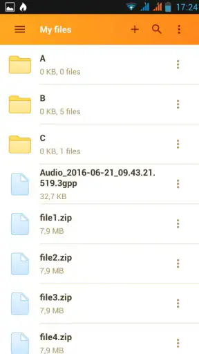 Rapidgator.netファイルマネージャ screenshot