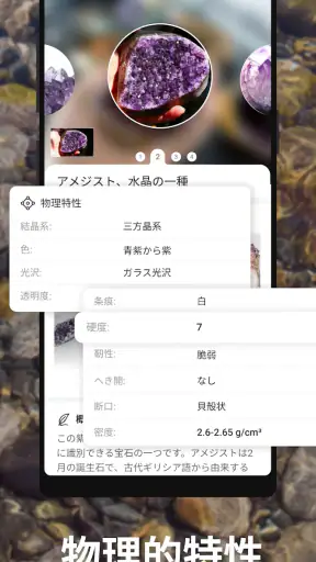 Rock Identifier - 写真を撮り、岩を特定する screenshot