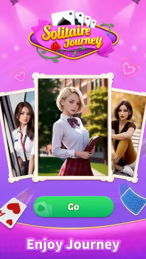 Solitaire 美女トランプソリティア screenshot