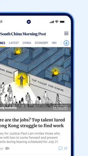 South China Morning Post screenshot