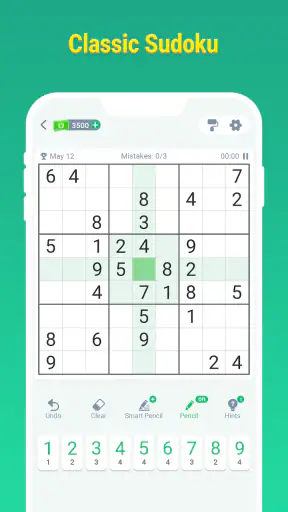 Sudoku screenshot