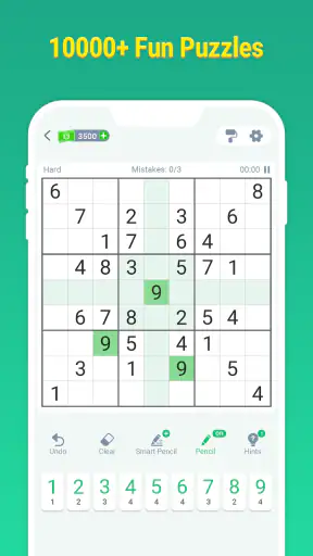 Sudoku screenshot