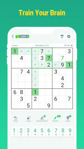 Sudoku screenshot