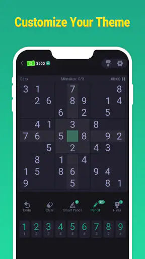 Sudoku screenshot