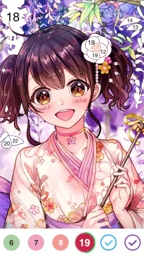 Tap Color Pro: 数字付きの塗り絵 screenshot