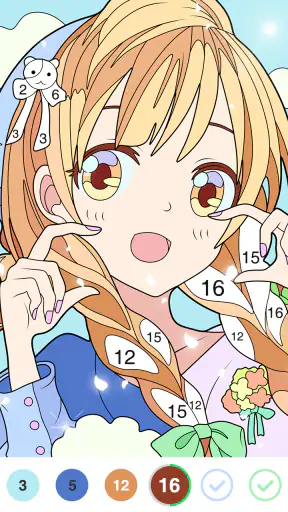 Tap Color Pro: 数字付きの塗り絵 screenshot