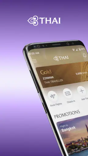 Thai Airways screenshot