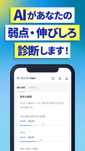 TOEIC®学習ならSantaアルク AIでTOEIC®対策 screenshot