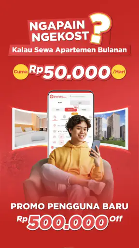 Travelio: Sewa Apartemen Rumah screenshot