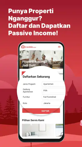 Travelio: Sewa Apartemen Rumah screenshot
