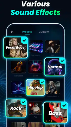 Volume Bass Booster, Equalizer screenshot