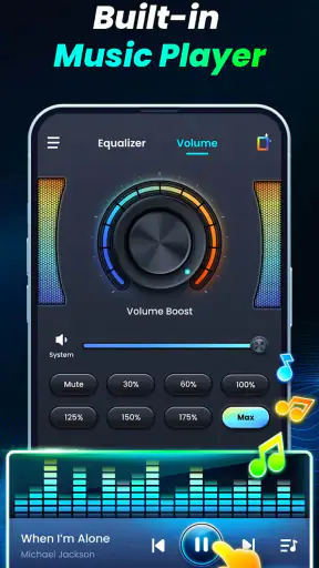 Volume Bass Booster, Equalizer screenshot